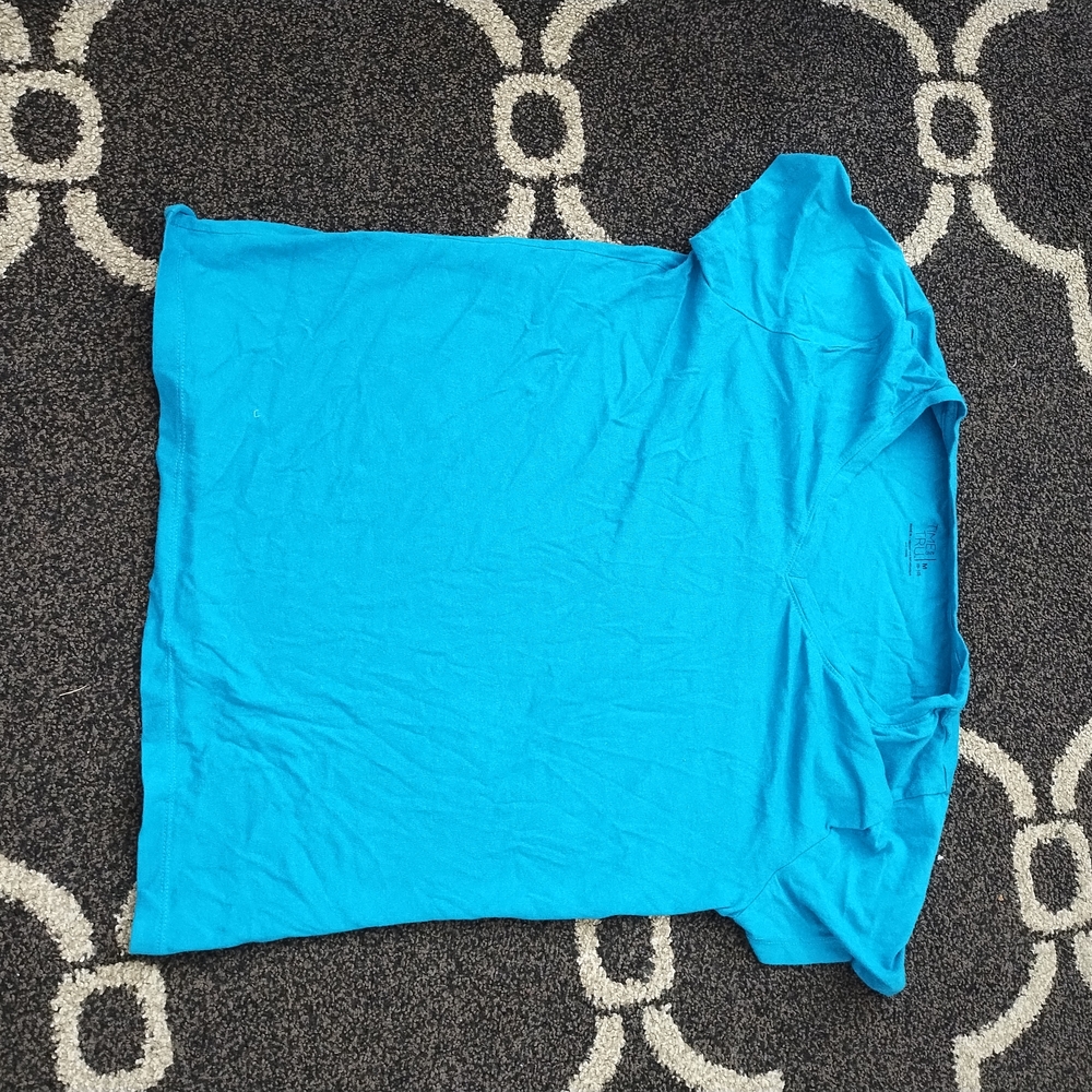 Time and Tru Vibrant Blue Top